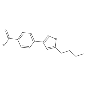 5-Butyl-3-(4-nitrophenyl)isoxazole Structure