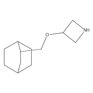 3-({Bicyclo[2.2.2]octan-2-yl}methoxy)azetidine结构式