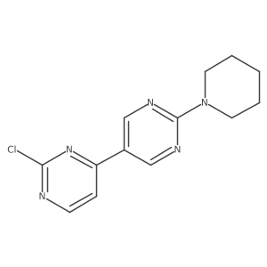 2-Chloro-2'-(piperidin-1-yl)-4,5'-bipyrimidine结构式