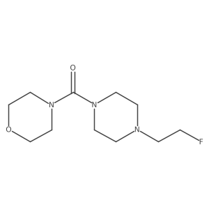 (4-(2-Fluoroethyl)piperazin-1-yl)(morpholino)methanone结构式