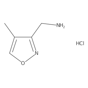 (4-Methylisoxazol-3-YL)methanaminehcl Structure