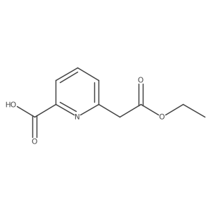 6-(2-Ethoxy-2-oxoethyl)picolinic acid结构式