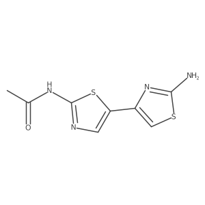 N-[5-(2-amino-1,3-thiazol-4-yl)-1,3-thiazol-2-yl]acetamide Structure