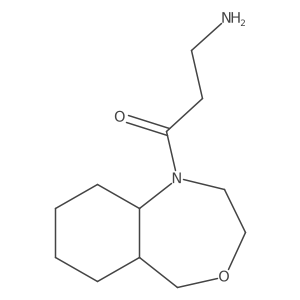 3-amino-1-(octahydrobenzo[e][1,4]oxazepin-1(5H)-yl)propan-1-one Structure