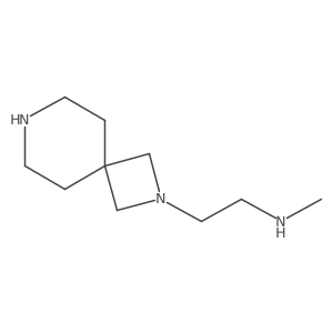 (2-{2,7-Diazaspiro[3.5]nonan-2-yl}ethyl)(methyl)amine Structure