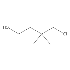 4-Chloro-3,3-dimethylbutan-1-ol结构式