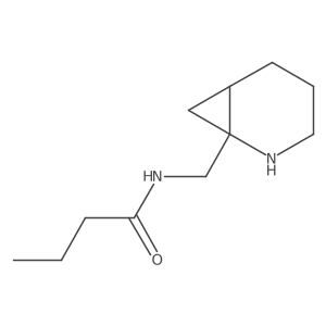 N-({2-azabicyclo[4.1.0]heptan-1-yl}methyl)butanamide Structure