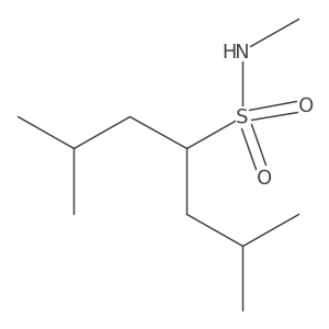 N,2,6-trimethylheptane-4-sulfonamide Structure