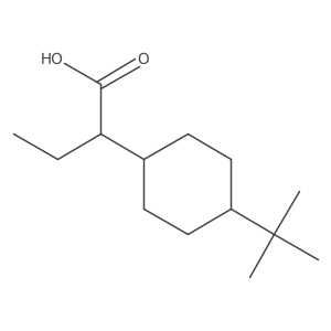 2-(4-Tert-butylcyclohexyl)butanoic acid结构式