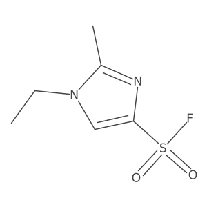 1-ethyl-2-methyl-1H-imidazole-4-sulfonyl fluoride结构式