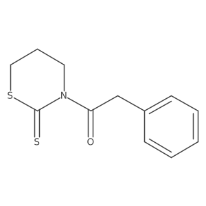 2-Phenyl-1-(2-sulfanylidene-1,3-thiazinan-3-yl)ethan-1-one Structure