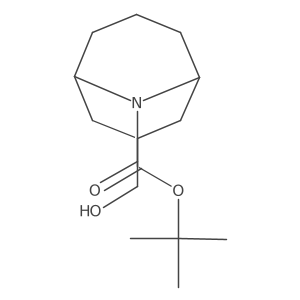 tert-Butyl (1R,5S)-3-(hydroxymethyl)-9-azabicyclo[3.3.1]nonane-9-carboxylate Structure