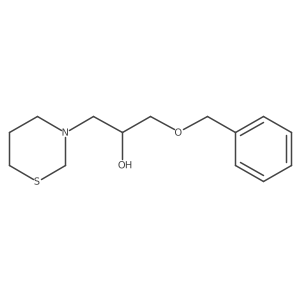 2H-1,3-Thiazine-3(4H)-ethanol, dihydro-I+/--[(phenylmethoxy)methyl]- Structure