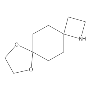8,11-Dioxa-1-azadispiro[3.2.4^{7}.2^{4}]tridecane结构式