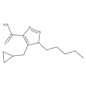 5-(cyclopropylmethyl)-1-pentyl-1H-1,2,3-triazole-4-carbothioamide Structure