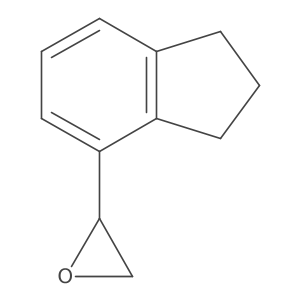 (2R)-2-(2,3-dihydro-1H-inden-4-yl)oxirane结构式