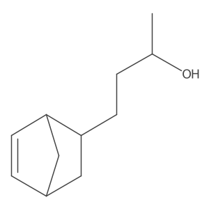 (2S)-4-{bicyclo[2.2.1]hept-5-en-2-yl}butan-2-ol结构式