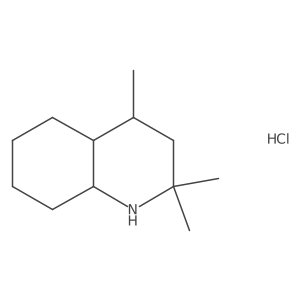 2,2,4-Trimethyldecahydroquinoline hydrochloride结构式