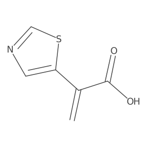 2-(1,3-Thiazol-5-yl)prop-2-enoic acid结构式