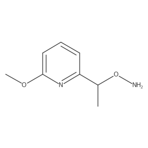 O-[1-(6-methoxypyridin-2-yl)ethyl]hydroxylamine结构式