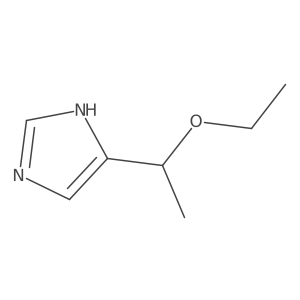 4-(1-ethoxyethyl)-1H-imidazole结构式