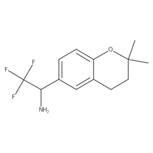 1-(2,2-dimethyl-3,4-dihydro-2H-1-benzopyran-6-yl)-2,2,2-trifluoroethan-1-amine Structure