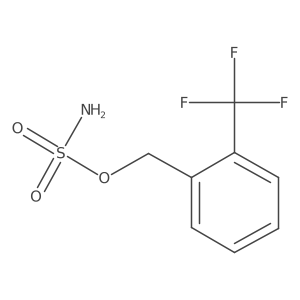 [2-(Trifluoromethyl)phenyl]methyl sulfamate Structure
