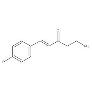 5-Amino-1-(4-fluorophenyl)pent-1-en-3-one Structure