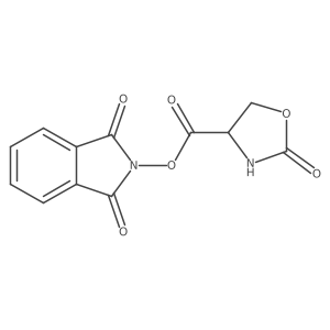 1,3-dioxo-2,3-dihydro-1H-isoindol-2-yl (4S)-2-oxo-1,3-oxazolidine-4-carboxylate Structure