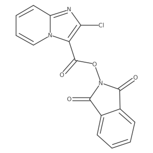 1,3-dioxo-2,3-dihydro-1H-isoindol-2-yl 2-chloroimidazo[1,2-a]pyridine-3-carboxylate结构式
