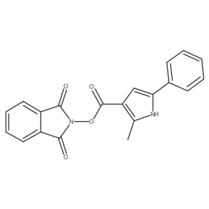 1,3-dioxo-2,3-dihydro-1H-isoindol-2-yl 2-methyl-5-phenyl-1H-pyrrole-3-carboxylate Structure