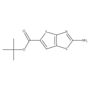 Tert-butyl 2-aminothieno[2,3-d][1,3]thiazole-5-carboxylate Structure