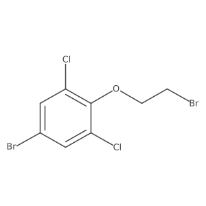 5-Bromo-2-(2-bromoethoxy)-1,3-dichlorobenzene Structure