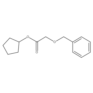 Cyclopentyl 2-(benzyloxy)acetate结构式