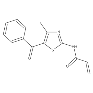 N-(5-Benzoyl-4-methyl-1,3-thiazol-2-yl)prop-2-enamide结构式