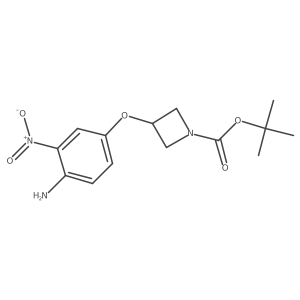 1,1-Dimethylethyl 3-(4-amino-3-nitrophenoxy)-1-azetidinecarboxylate Structure