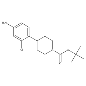 Tert-butyl 4-(4-amino-2-chlorophenyl)piperidine-1-carboxylate Structure