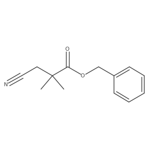Benzyl 3-cyano-2,2-dimethylpropanoate Structure