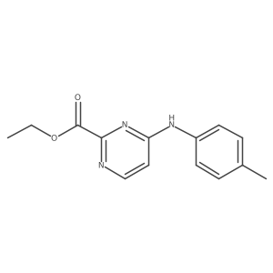 Ethyl 4-[(4-methylphenyl)amino]pyrimidine-2-carboxylate Structure