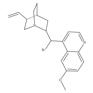 (9S)-9-Bromo-6a(2)-methoxycinchonan Structure