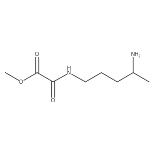 Methyl [(4-aminopentyl)carbamoyl]formate Structure