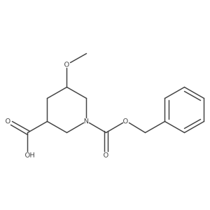 1-(Benzyloxycarbonyl)-5-methoxypiperidine-3-carboxylic acid Structure