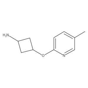(1r,3r)-3-[(5-Methylpyridin-2-yl)oxy]cyclobutan-1-amine结构式