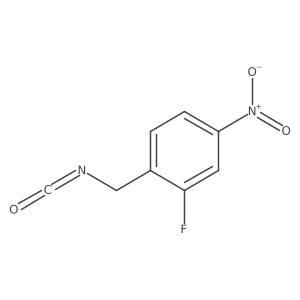 2-Fluoro-1-(isocyanatomethyl)-4-nitrobenzene结构式
