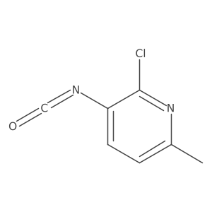 2-Chloro-3-isocyanato-6-methylpyridine Structure