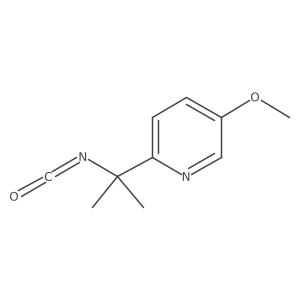 2-(2-Isocyanatopropan-2-yl)-5-methoxypyridine结构式