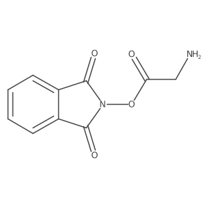 1,3-dioxo-2,3-dihydro-1H-isoindol-2-yl 2-aminoacetate结构式