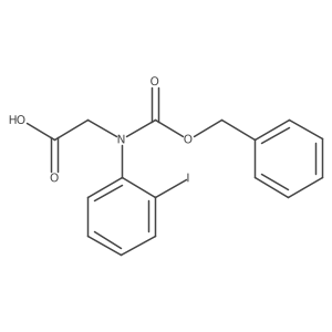 2-{[(Benzyloxy)carbonyl](2-iodophenyl)amino}acetic acid结构式