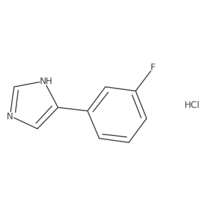 4-(3-fluorophenyl)-1H-imidazole hydrochloride Structure