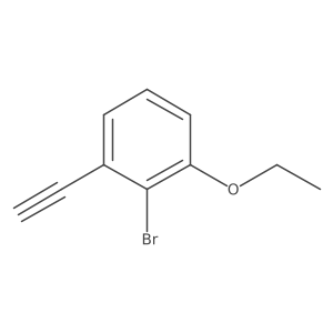 2-Bromo-1-ethoxy-3-ethynylbenzene结构式
